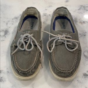 sperry ~ canvas boat shoes ~ men’s